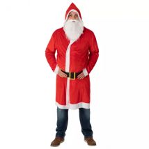 Déguisement Père Noël pour adulte 3 pièces Rouge