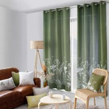 Rideau (135 x 240 cm) Herbier Vert olive