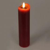 LED kaars Axelle H20 cm Rood