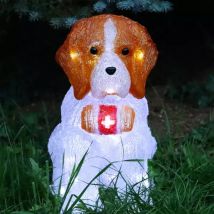 LED Hund Bernhardiner Kaltweiß 40 LEDs