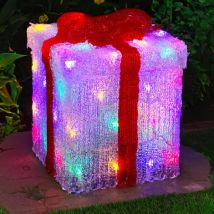 Cadeau de Noël lumineux 50 LED (H27 cm) Féerie Multicolore