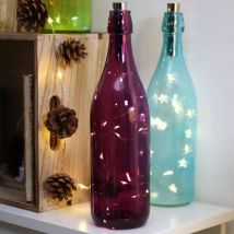 Guirlande lumineuse à piles 15 MicroLED (0.09 m) Bouteille Blanc chaud