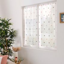 Set van 2 vitrages (60 x 120 cm) Pointia Grijs