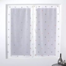 Gardinen 2er Set (60 x 90 cm) Pointia Grau