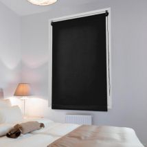 Store enrouleur occultant (45 x 90 cm) Uni Noir