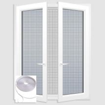 Kit moustiquaire fenêtre (130 x 150 cm) Blanc