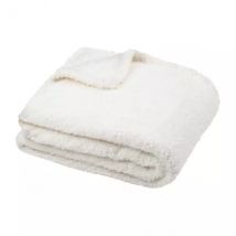 Fleece Plaid (220 cm) Montreal Ecru