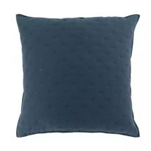 Housse de coussin carrée (60 cm) Mellow Chic Bleue