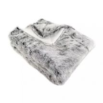 Plaid fausse fourrure (130 x 150 cm) Ours Gris