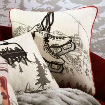 Coussin carré (40 cm) Albertville Gris