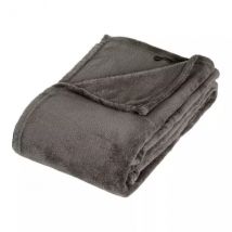 Plaid doux (230 cm) Tendresse Gris