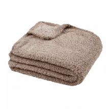 Plaid doux (130 x 160 cm) Montreal Taupe clair