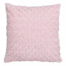 Coussin carré (45 x 45 cm) Bouclée Rose