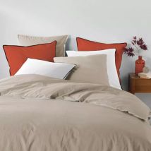 Copripiumino e due federe quadrate (260 cm) Linette Beige