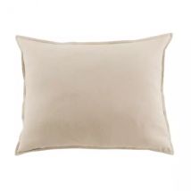 Taie d'oreiller rectangulaire flanelle de coton (50 x 70 cm) Théa Beige