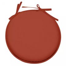 Galette de chaise ronde (40 cm) Nelson Terracotta