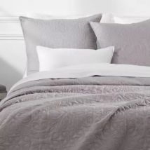 Boutis et taies d'oreiller (240 x 260 cm) Arabesque Taupe