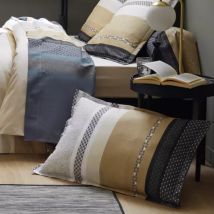 Taie d'oreiller rectangulaire percale de coton (50 x 70 cm) Marlow Grise