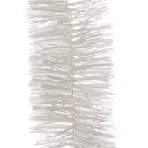 Lametta-Girlande (D7,50 cm) Alpin Weiß