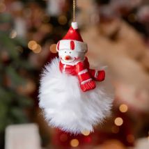 Schneemann Doudou Weiß