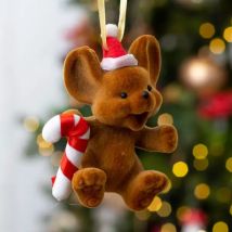 Kerstmuis Fretzy Bruin