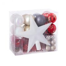 Kit di decorazioni di Natale Aspen Rosso/ Grigio