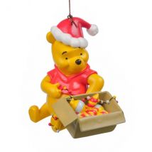 Deko-Anhänger Disney Pu der Bär mit Geschenk Gelb