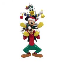 Adorno de fiesta para colgar Disney Goofy Mickey y Donald Multicolor