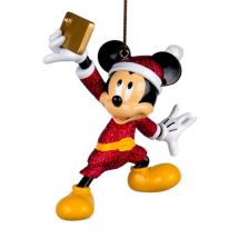 Adorno de fiesta para colgar Disney Mickey Selfie Rojo