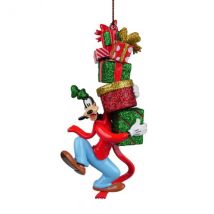 Suspension Disney Dingo et ses cadeaux de Noël à suspendre Multicolore