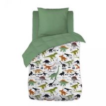 Couette imprimée enfant (140 x 200 cm) Cretace Verte