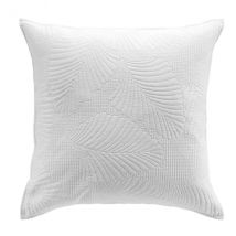 Housse de coussin carrée microfibre (60 x 60 cm) Palombine Blanche