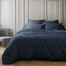 Bettbezug Bambus-Satin (240 cm) Salomé Nachtblau