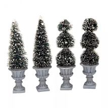 Accessori Lemax Topiaire scolpite set di 4