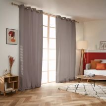 Thermisch isolerend gordijn (140 x 280 cm) Summit Taupe