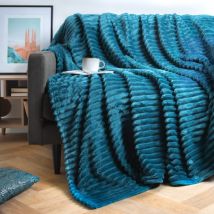 Kuscheldecke (220 cm) Dune Blau