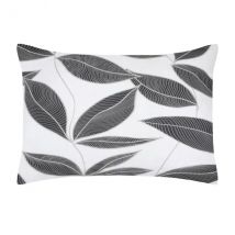 Taie d'oreiller rectangulaire percale de coton (50 x 70 cm) Matisse Grise