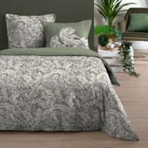 Completo lenzuola letto cotone 140 cm 4 pezzi Maissa Verde