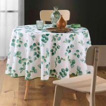Nappe ronde anti tache (180 cm) Leandre Verte