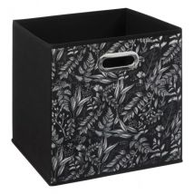 Cesta para ordenar (31 x 31 x 31 cm) Botanical Negro