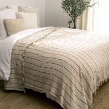 Couvre-lit coton (260 x 240 cm) Luisa Beige