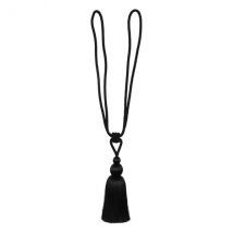 Raffhalter Vorhang (80 cm) Napoléon Schwarz