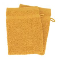 2er Set Waschlappen Baumwolle (15 x 21 cm) Timeless Honiggelb