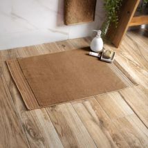 Tapis de bain coton bio (50 x 70 cm) Méline Camel