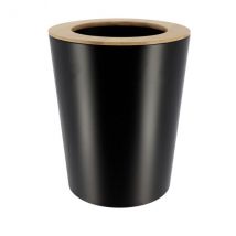 Poubelle salle de bain 5L Purebamboo Noir