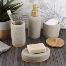 Badkamer set brei-effect Beige