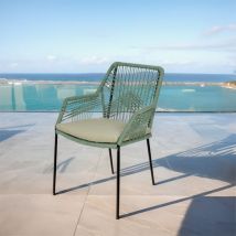 Fauteuil de jardin empilable Seville - Vert menthe