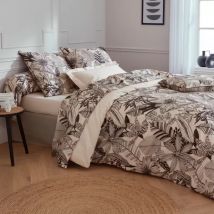 Perkal-Bettbezug (280 x 240 cm) Alba Schwarz