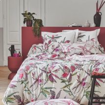 Housse de couette coton (200 x 200 cm) Pénélope Rose