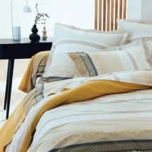 Taie de traversin percale de coton (L200 cm) Marlow Jaune
